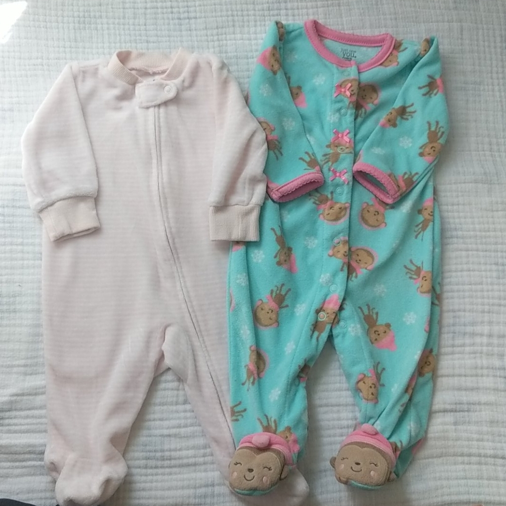 Warm fleece Footies